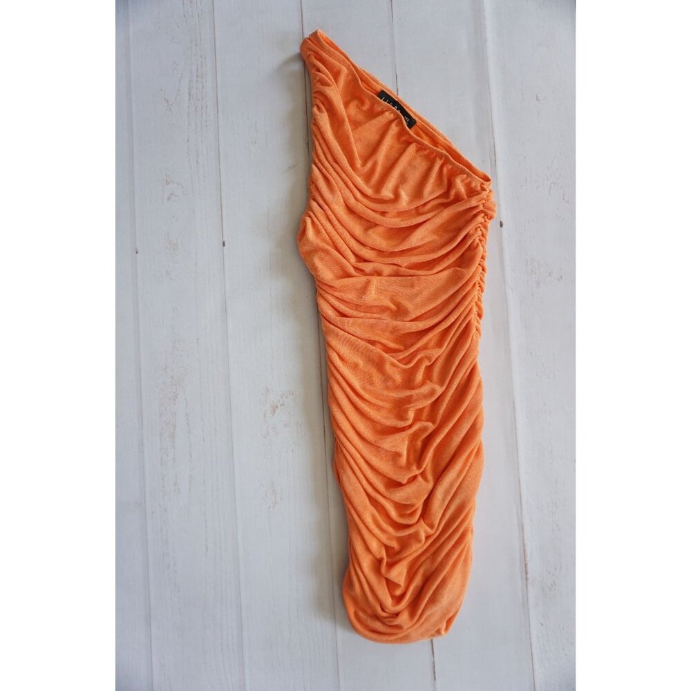 Lioness Women Orange One-Shoulder Mini Dress – XXS